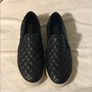 Steve Madden quilted slip ons